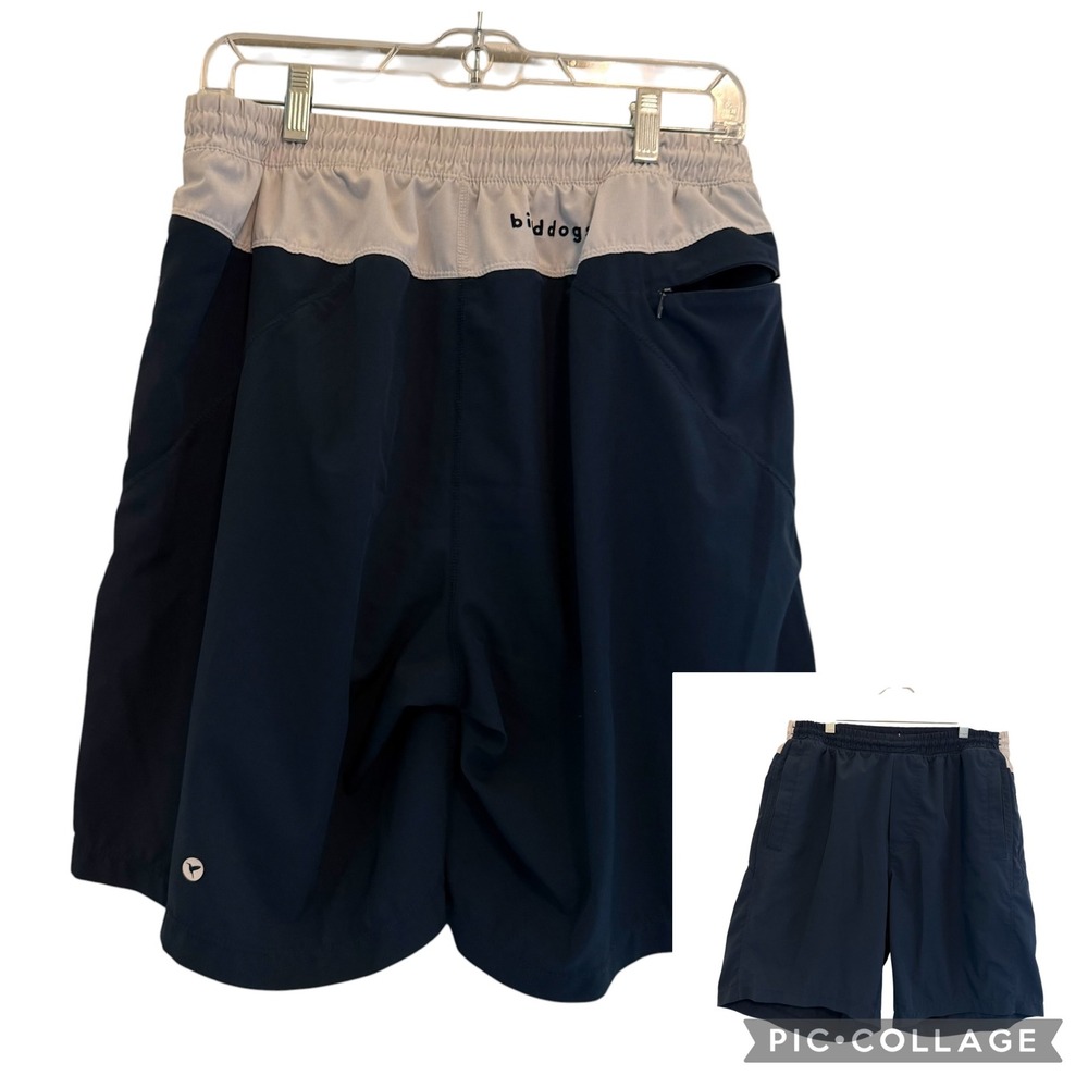 Birddogs R2DD For Your Boomstick Shorts Navy White Lined Large Long Athletic